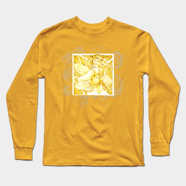 Flower Faeries - Black Eyed Susan Long Sleeve T-Shirt by dreaming_hazel